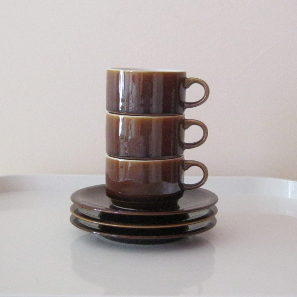 3 Nieuwe Retro espresso kopjes., Ophalen of Verzenden