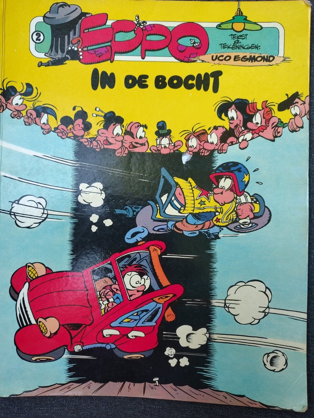 Eppo - In de bocht - Eerste druk - Goede staat, Boeken, Eén stripboek, Ophalen of Verzenden, Gelezen