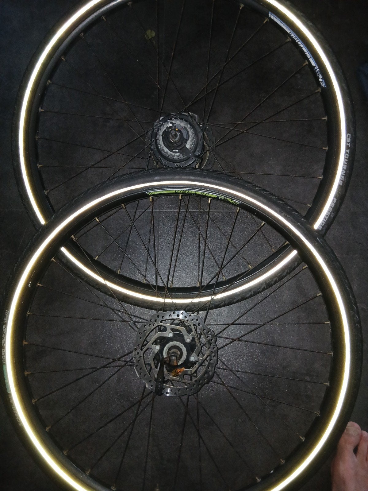 Fietswielen met Shimano Inter 8 en naafdynamo, Wiel, Gebruikt, Elektrische fiets, Ophalen of Verzenden