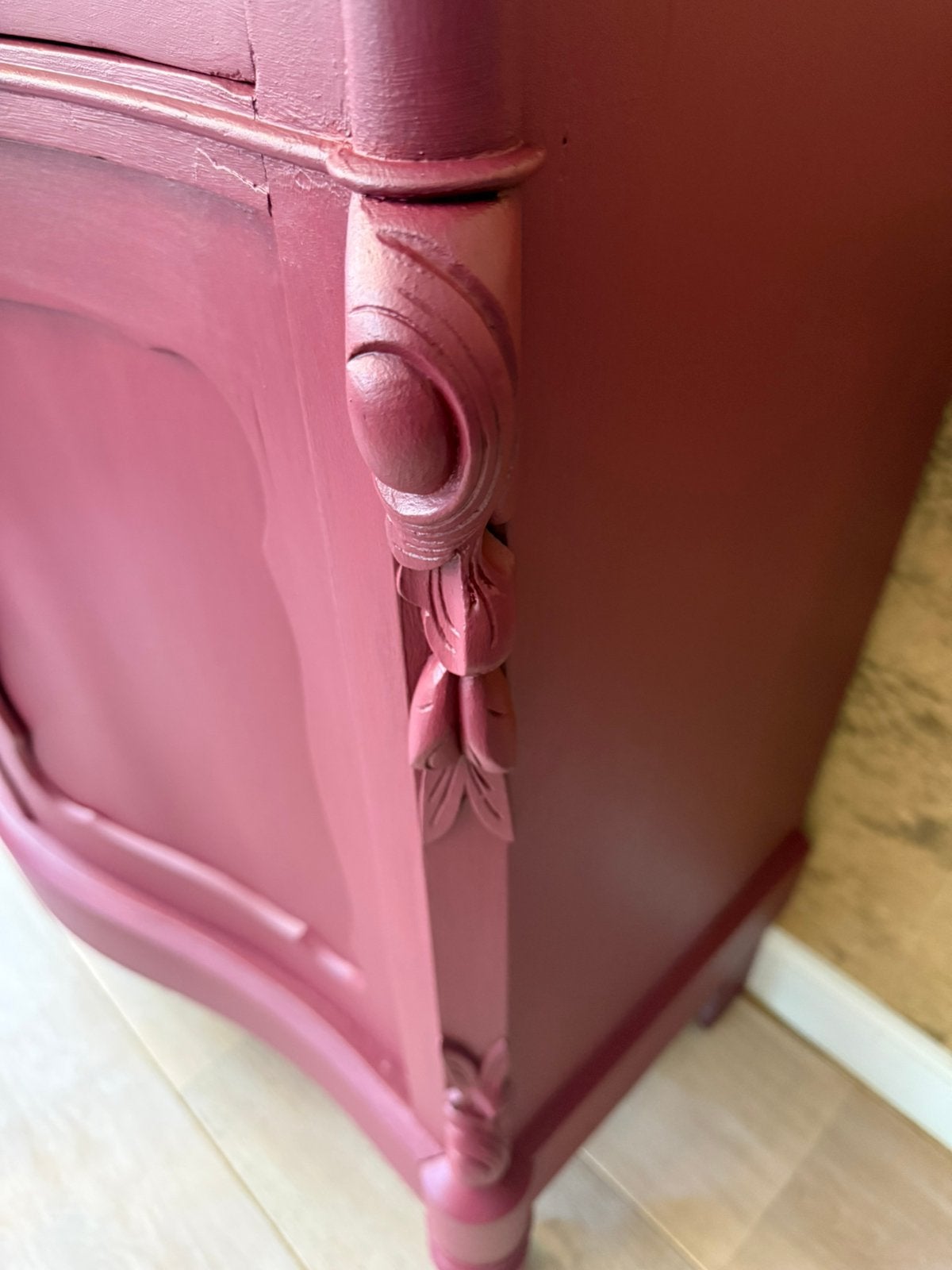 Biedermeier kastje, Ophalen