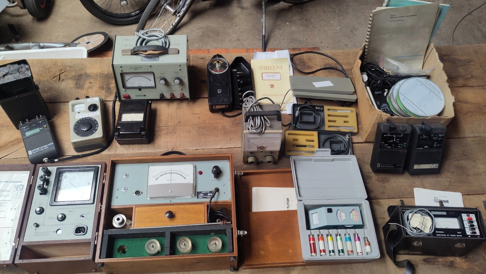 Diverse vintage meetapparatuur, Ophalen, Gebruikt