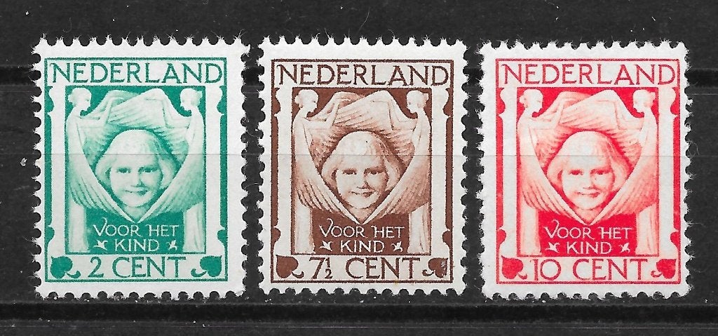 Nvph 141-143 postfris cw 35,00, Ophalen of Verzenden