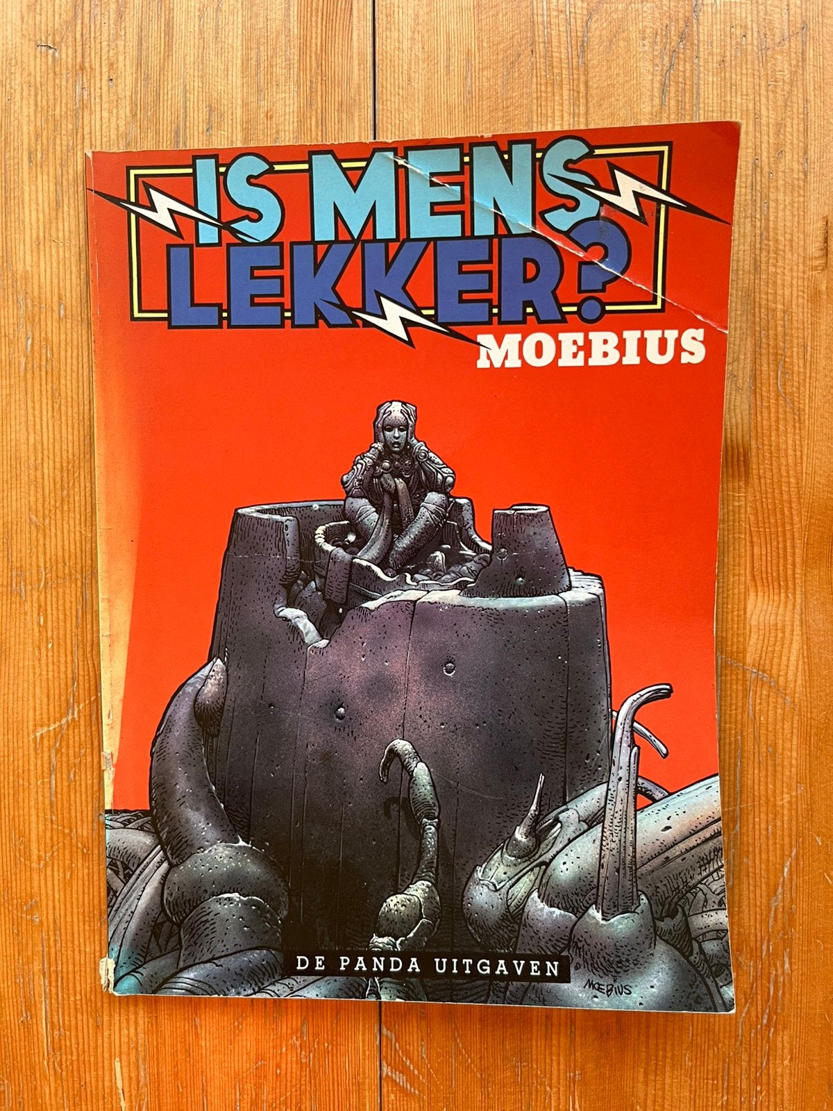 Album van Moebius: Is mens lekker?, Eén stripboek, Ophalen of Verzenden, Gelezen