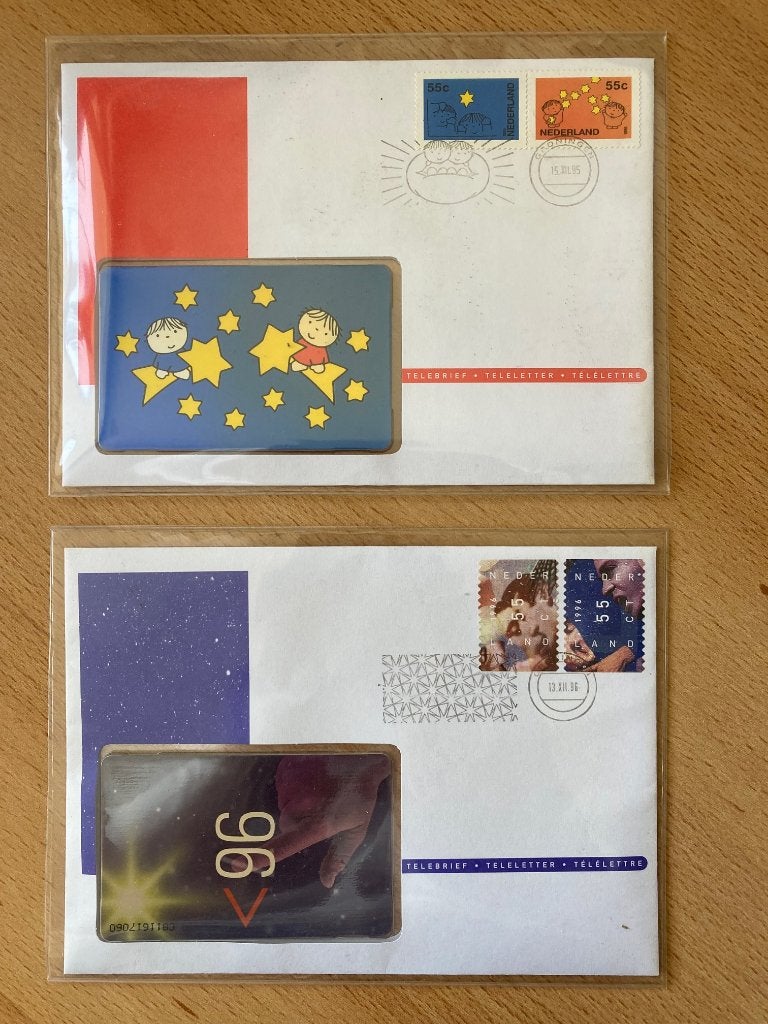 Twee telebrieven - ongebruikt in OVP, Ophalen of Verzenden, Nederland