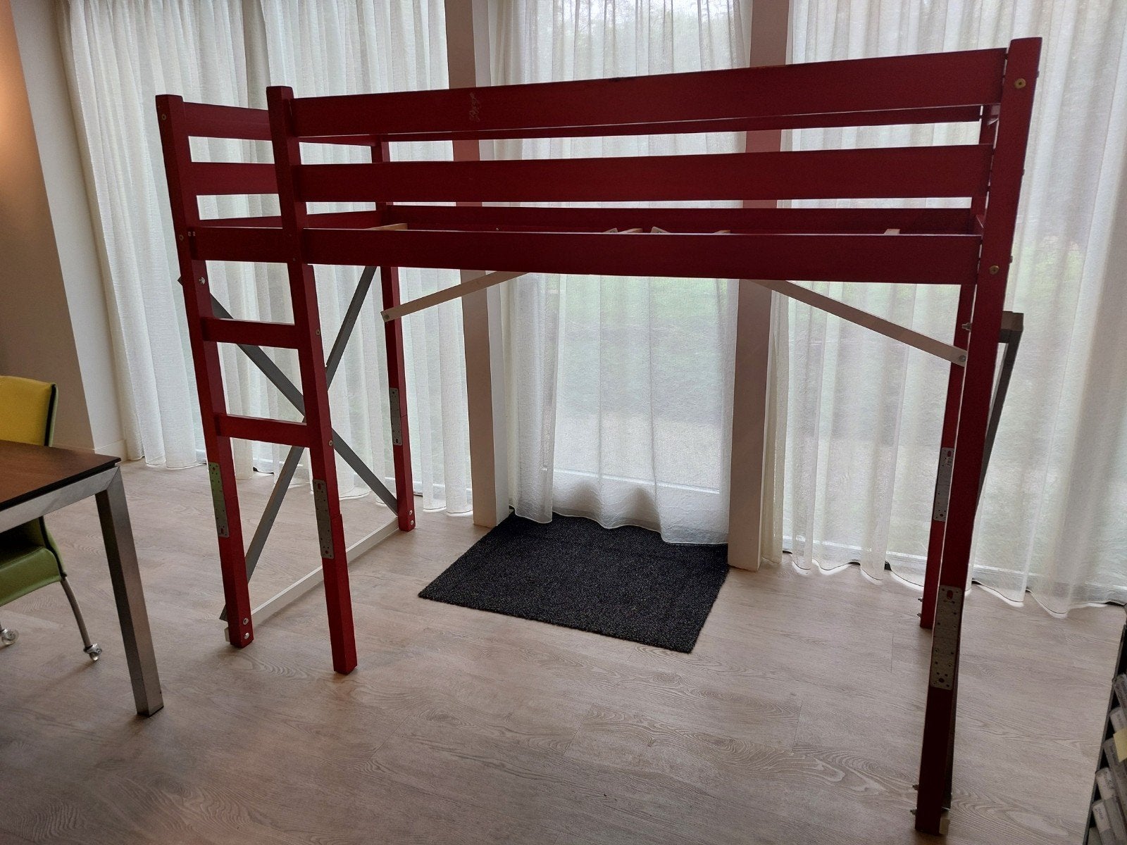 Hoogslaper - extra verstevigd, Ophalen, Gebruikt, Eenpersoons, 200 cm