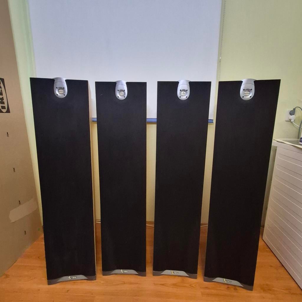 Infinity Delta 70, Gebruikt, 120 watt of meer, Front, Rear of Stereo speakers, Ophalen