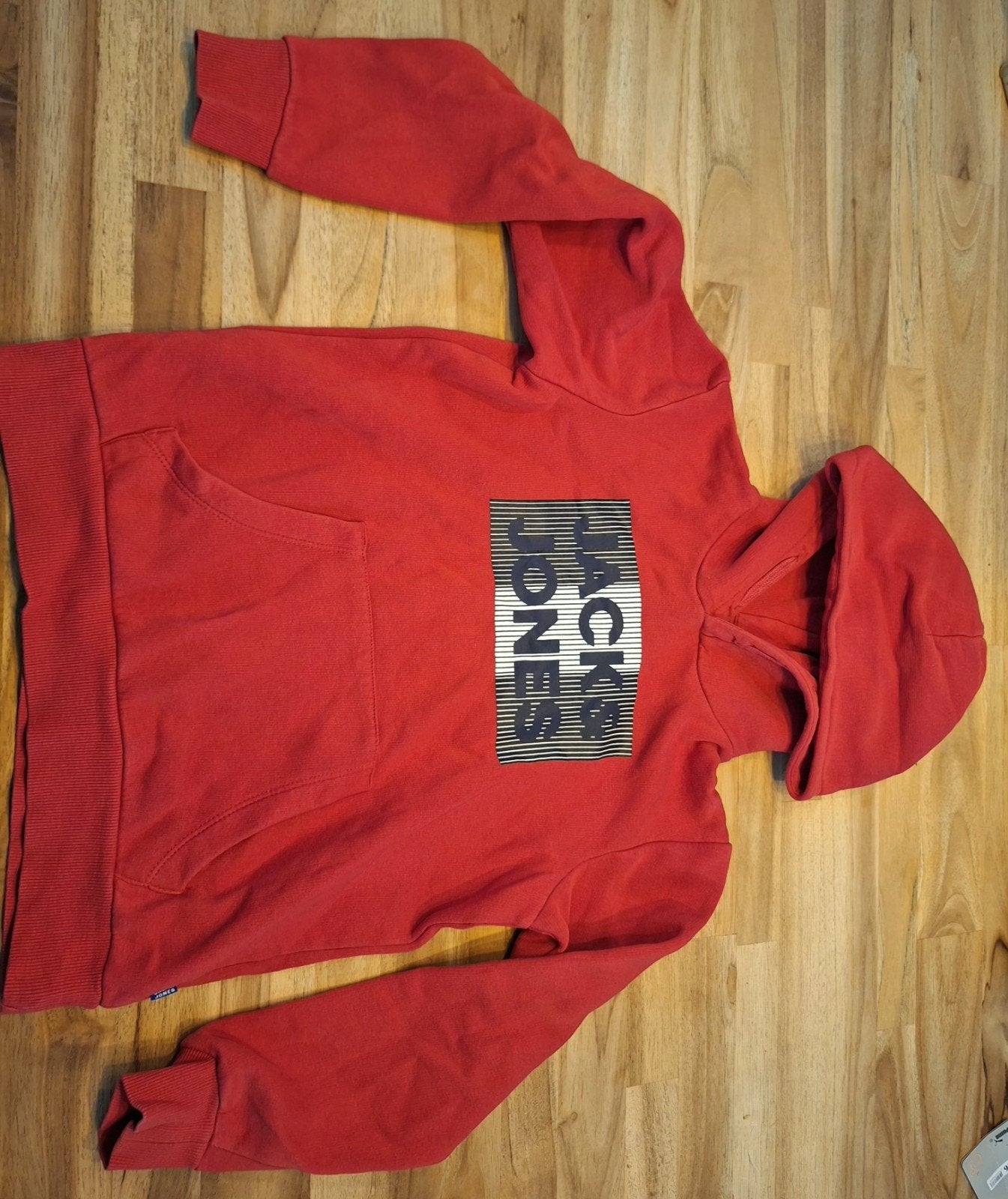 Jack & Jones hoodie rood voor jongens maat 140, Ophalen of Verzenden, Gebruikt, Jack & Jones, Jongen