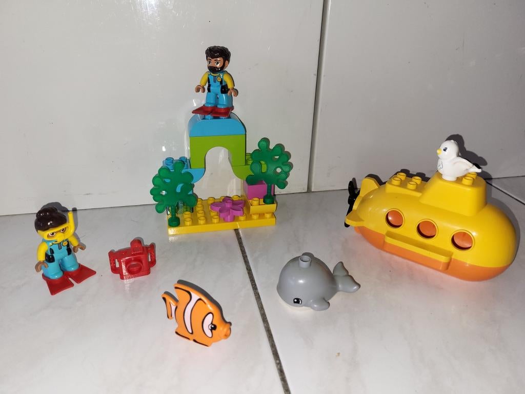 Duplo onderzeeër / duikboot, Gebruikt, Ophalen of Verzenden, Duplo, Duplo