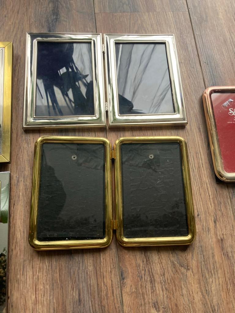 zilveren en gouden fotolijstjes, Audio, Tv en Foto, Fotografie | Fotolijsten, Ophalen of Verzenden, Gebruikt