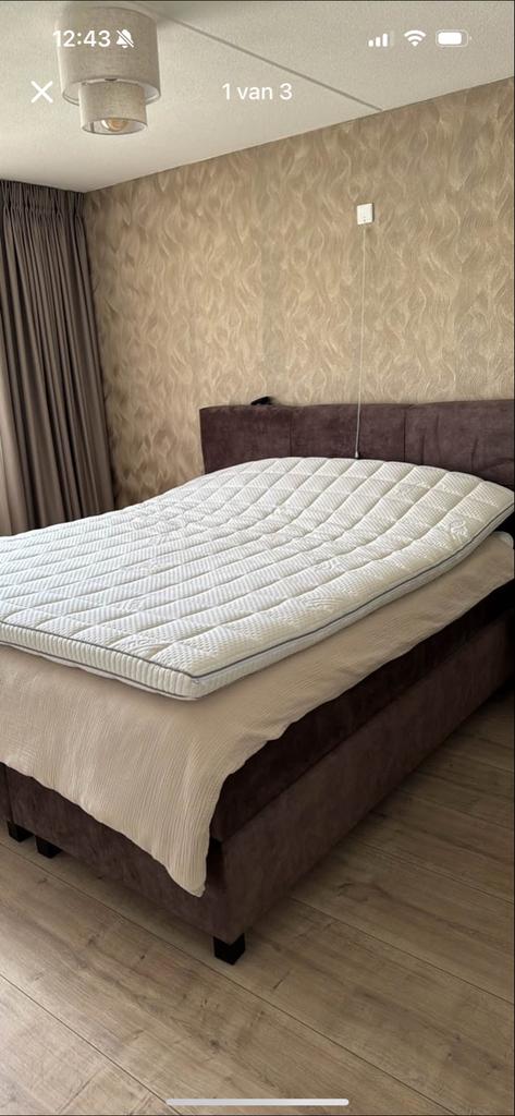Zo goed als nieuw topper 180x200., Ophalen, Tweepersoons, Zo goed als nieuw, Matras