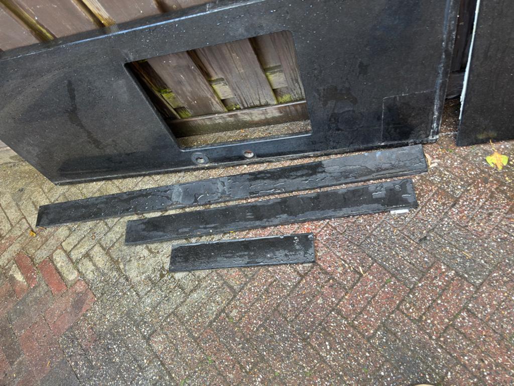 zwart marmer aanrechtblad en wasbak., Doe-het-zelf en Verbouw, Metalen, Ophalen of Verzenden, Zo goed als nieuw