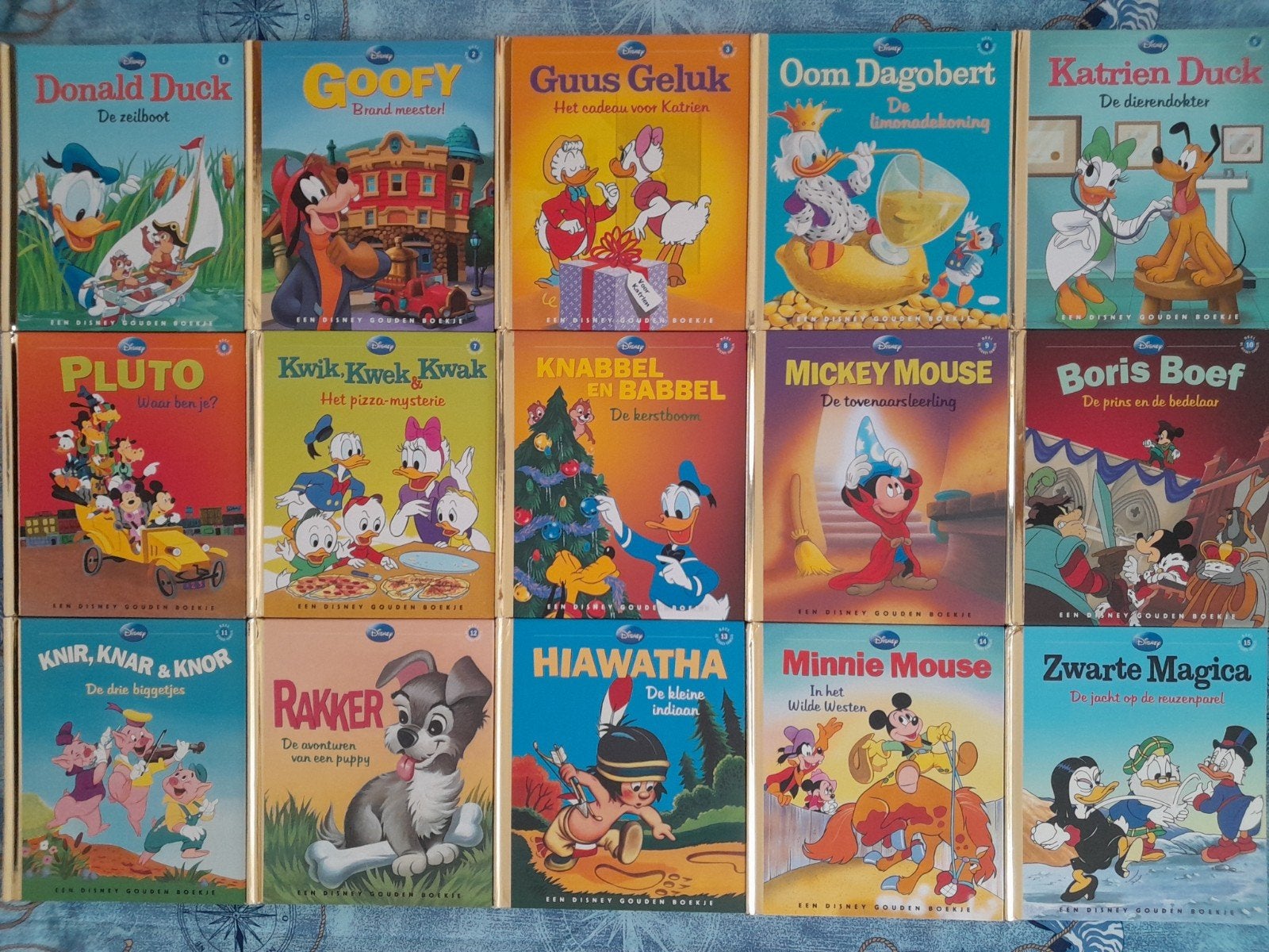 15 delig disney gouden boekjes, Ophalen, Zo goed als nieuw