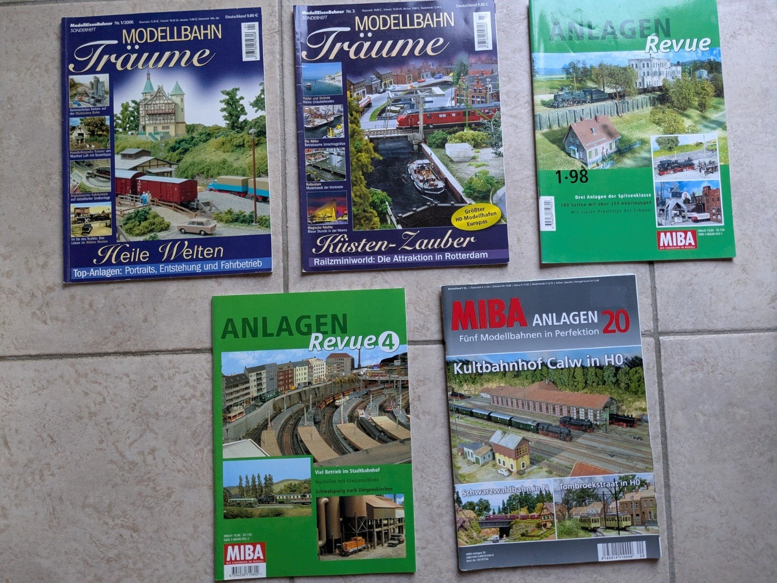 Modellbahn Tijdschriften over mooie modelbanen, Hobby en Vrije tijd, Modeltreinen | H0, Ophalen of Verzenden, Gelijkstroom of Wisselstroom