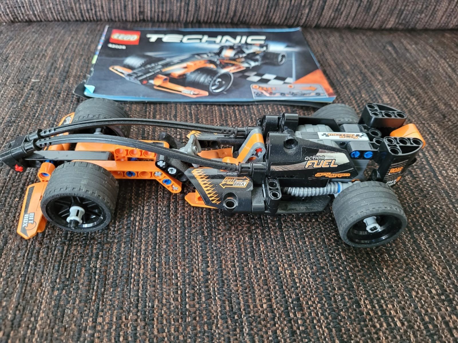 Lego technic racewagen f1 wagen f1 auto lego technic, Ophalen of Verzenden, Zo goed als nieuw, Overige schalen, Auto onroad