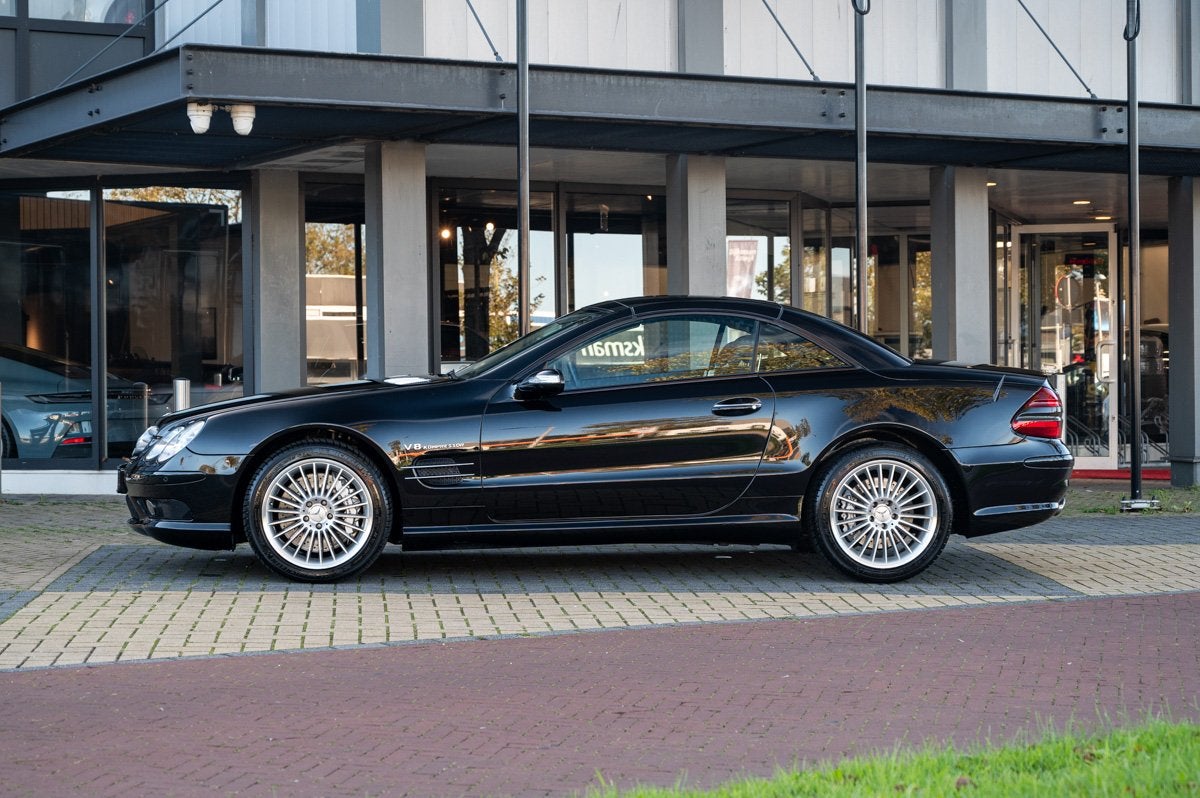 Mercedes-Benz SL-Klasse 55 AMG (bj 2005, automaat), Auto's, Automaat, Gebruikt, 8 cilinders, Overige kleuren