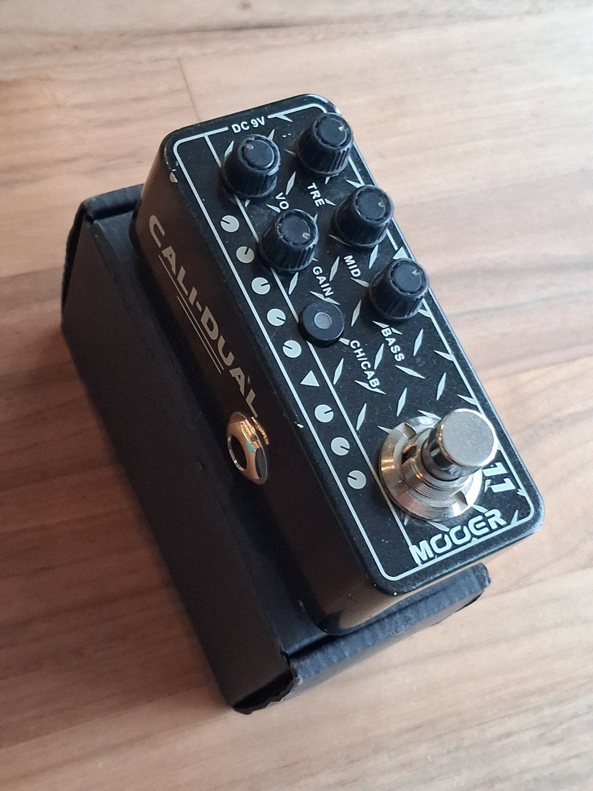 Mooer 011 Cali-Dual Micro Preamp (Mesa Boogie sound), Ophalen of Verzenden, Gebruikt, Distortion, Overdrive of Fuzz