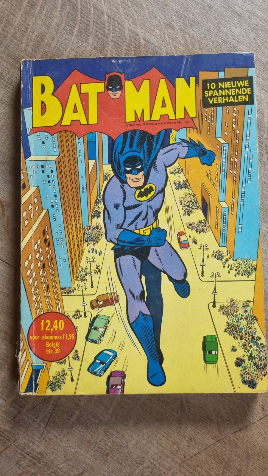 Vintage Batman Stripboek - 10 Nieuwe Spannende Verhalen, Ophalen of Verzenden