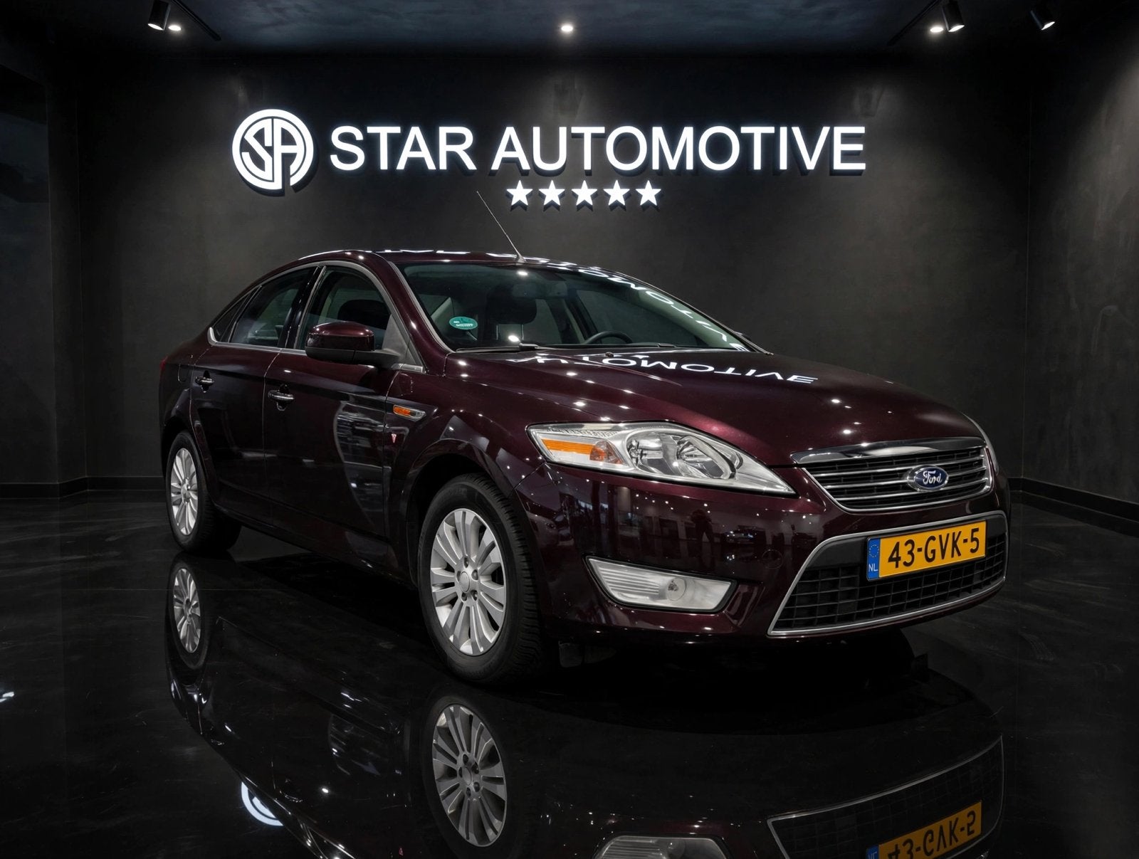 Ford Mondeo 2.0 146pk 2008 Bordeaux Rijklaar Navi Clima, 145 pk, Origineel Nederlands, Handgeschakeld, Sedan