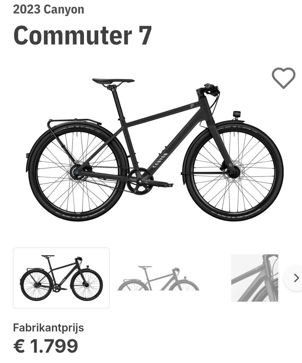 Canyon Commuter 7 (2023), Alfine 11 speed, beltdrive, ZGAN, 10 tot 15 versnellingen, Schijfrem, Ophalen, Overige merken