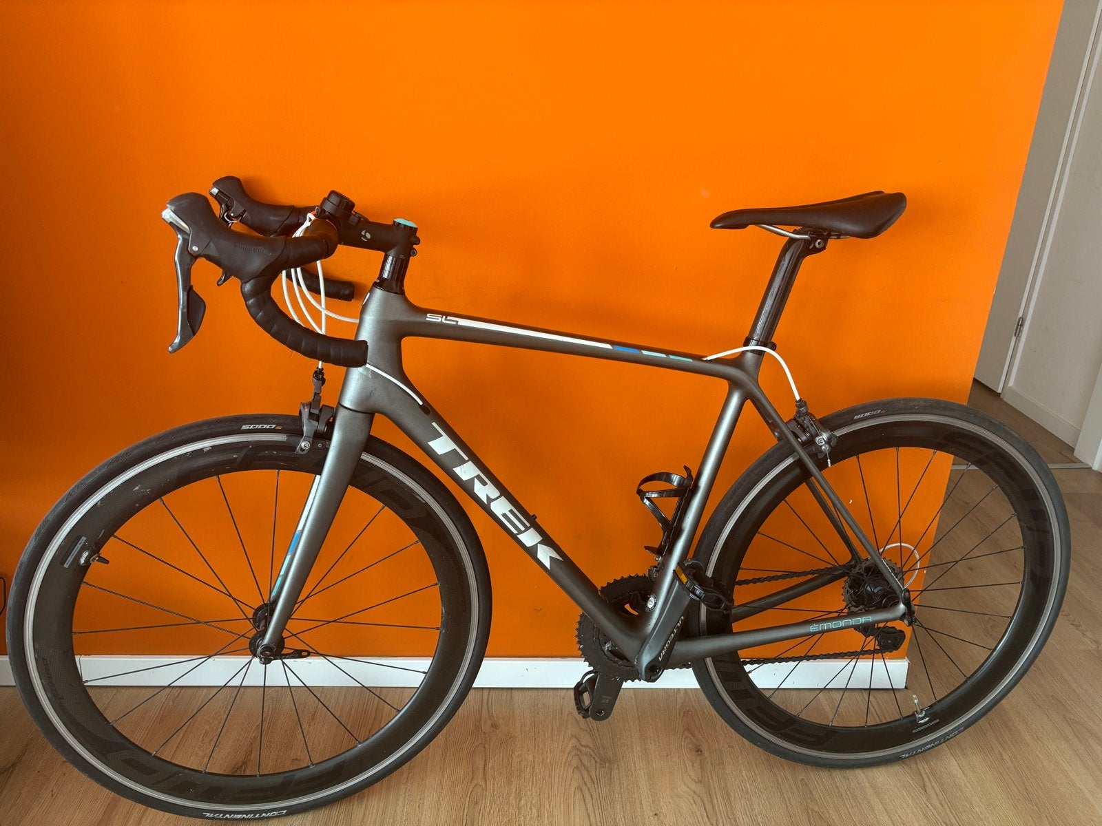 Trek Emonda Carbon Racefiets Ultegra Maat M (54cm), 28 inch, Gebruikt, Carbon, Velgrem