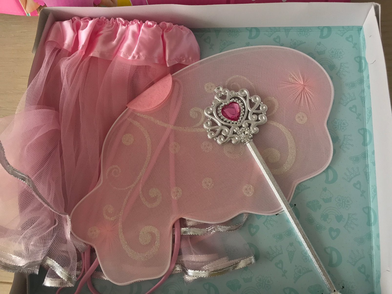 Verkleedset ..sprookjes-FEE… TUTU..VLEUGELS en TOVERSTAF, Kinderen en Baby's, Carnavalskleding en Verkleedspullen, Ophalen, Zo goed als nieuw