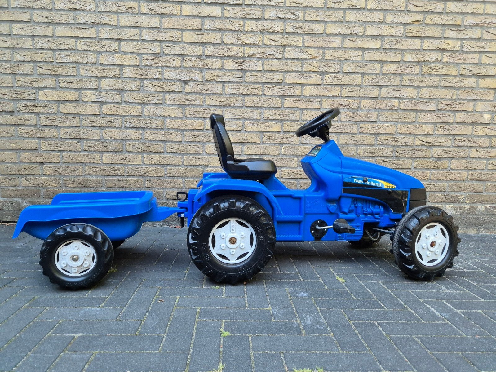 Trekker met aanhanger, Kinderen en Baby's, Speelgoed | Buiten | Skelters, Ophalen, Gebruikt, Overige merken