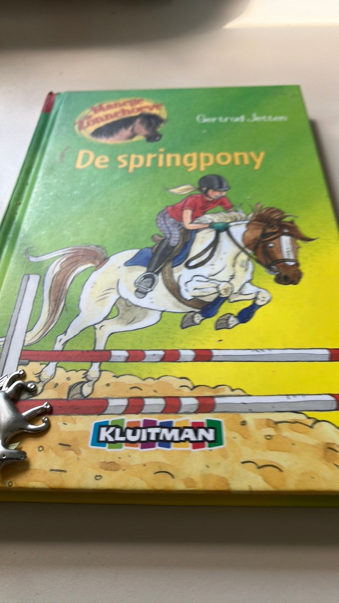 Gertrud Jetten - De springpony, Ophalen of Verzenden, Zo goed als nieuw, Gertrud Jetten
