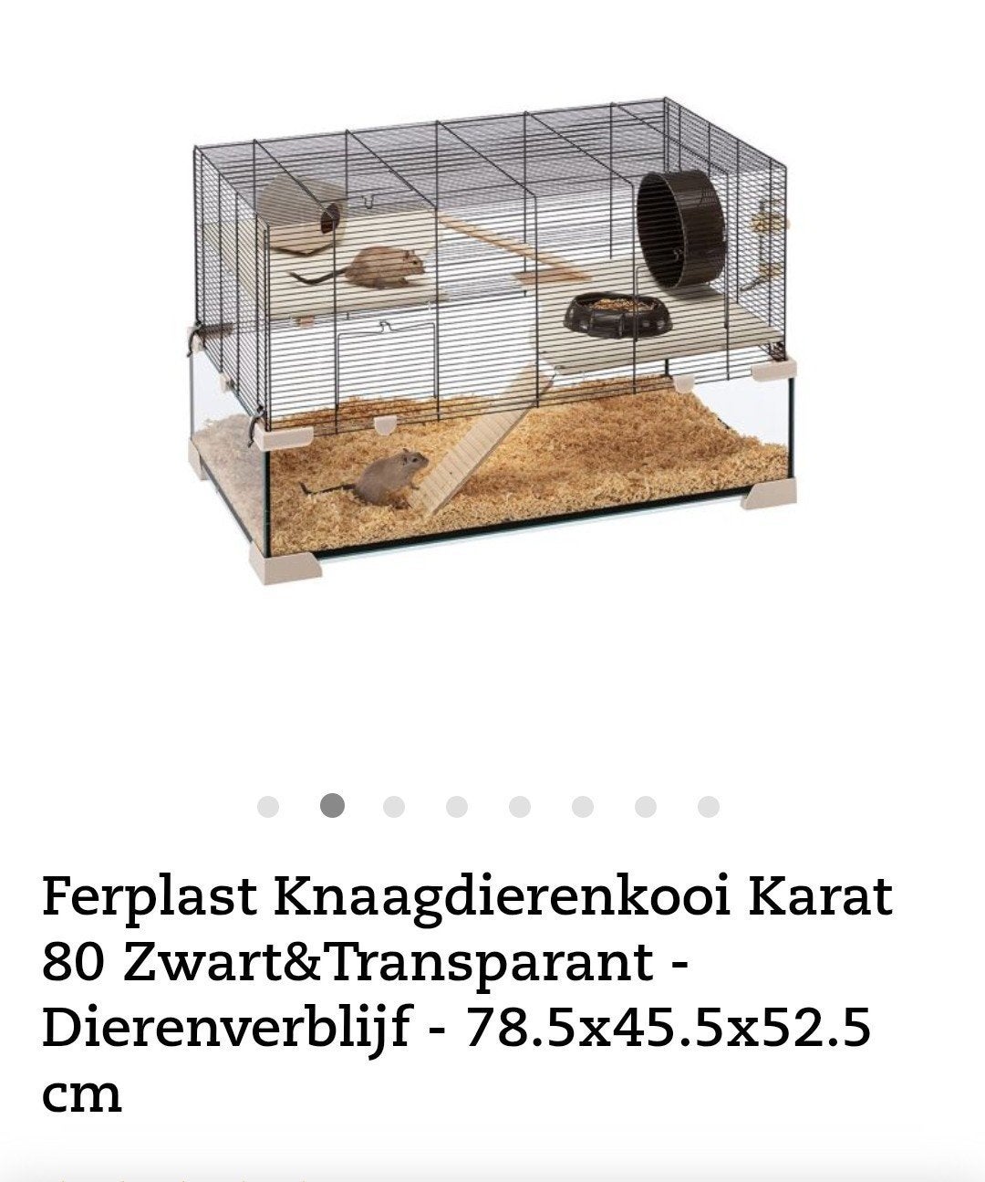Grote Hamsterkooi Ferplast, Ophalen, Minder dan 75 cm, Kooi, Minder dan 60 cm