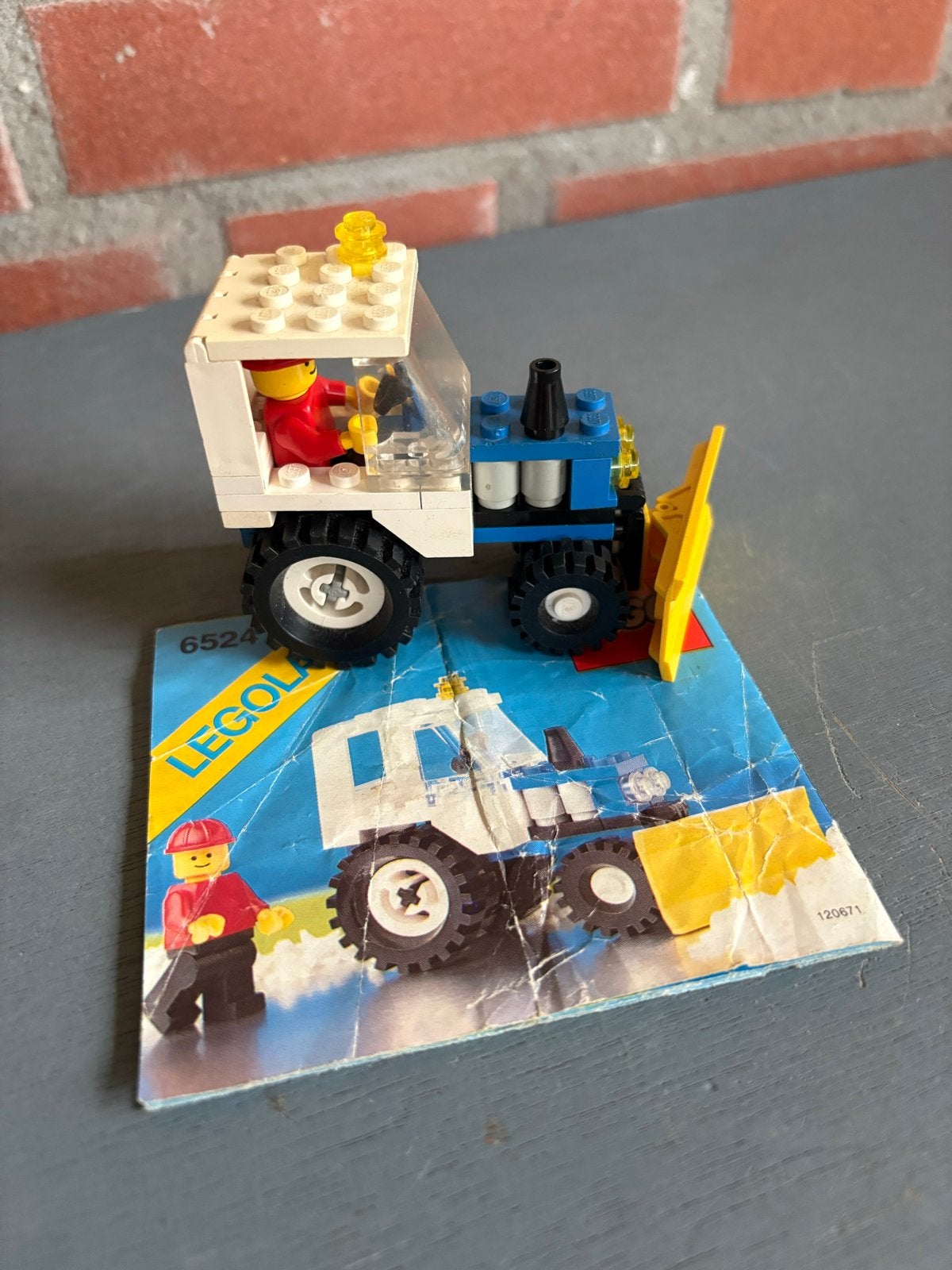 Lego Legoland 6524 - Vrachtwagen met sneeuwschuiver, Ophalen, Gebruikt, Lego, LEGOLAND