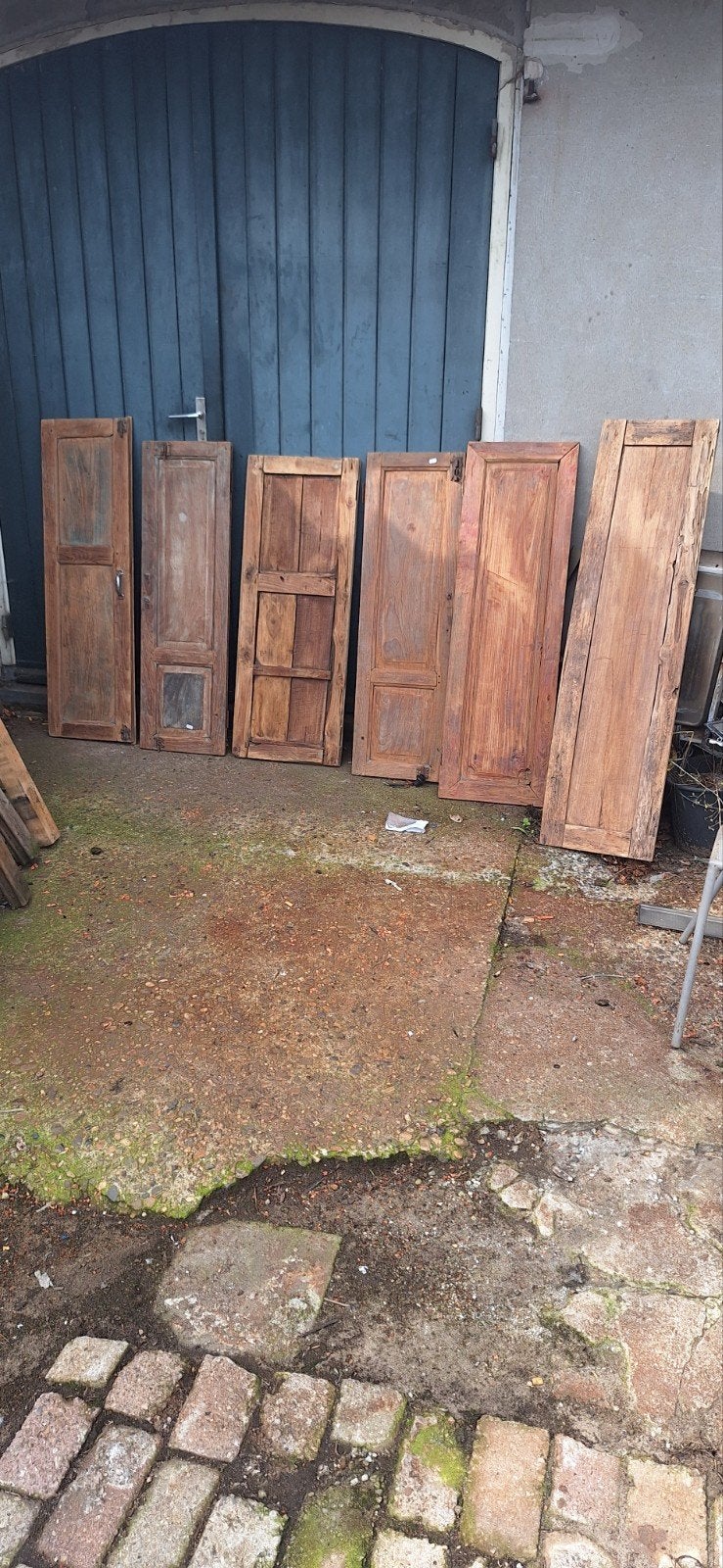 Geleefde houten luikjes
