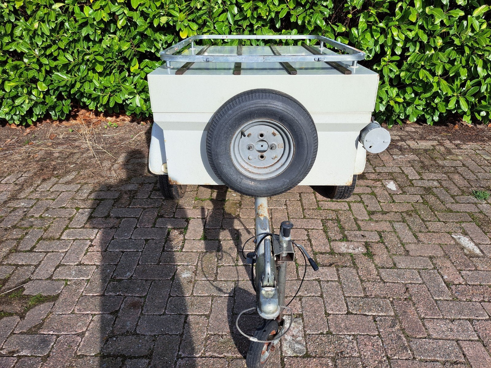 Saris bagagewagen met extra rol-houder, ideaal voor bv. vish, Ophalen