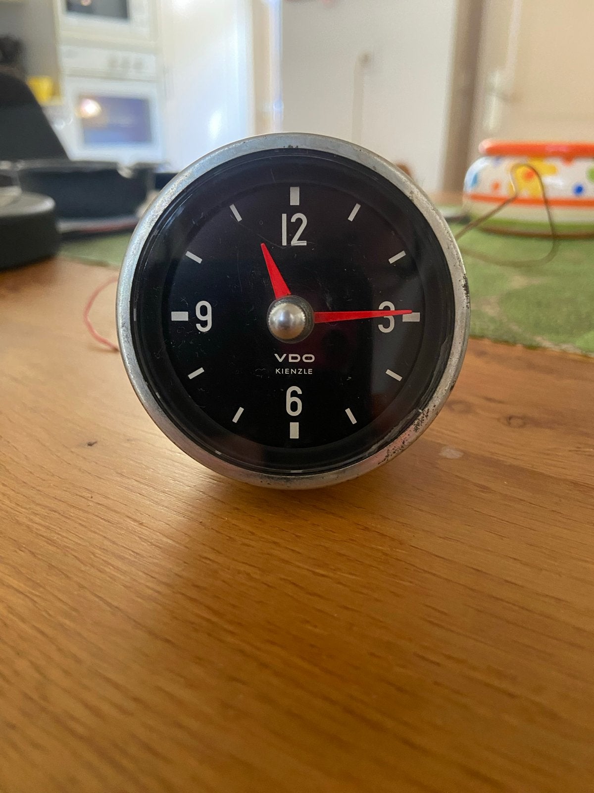 VDO Kienzle Dashboardklok 12V 4.70, Ophalen of Verzenden, Gebruikt, Oldtimer onderdelen