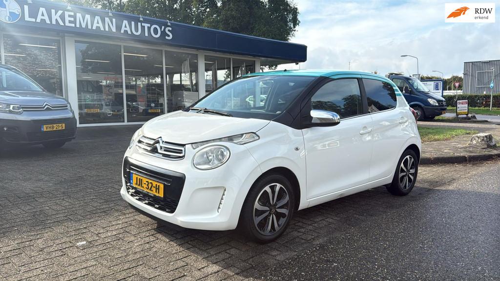 Citroen C1 1.2 PureTech Shine Sport Cruise Navi Huurkoop Inr, Auto's, Voorwielaandrijving, Gebruikt, Euro 6, 1199 cc