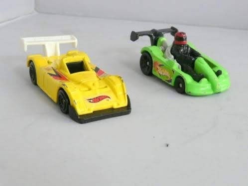 McDonalds 2002 # Hotwheels - 2 stuks, Ophalen of Verzenden, Zo goed als nieuw, Handmatig, Hot Wheels