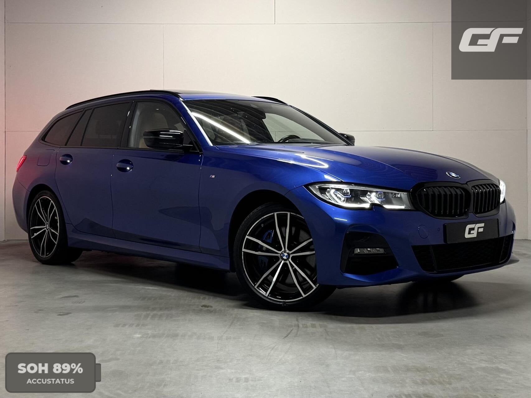 BMW 3-serie Touring 330e xDrive M-Sport Pano Laser Kuipstoel, Gebruikt, Euro 6, 4 cilinders, Blauw