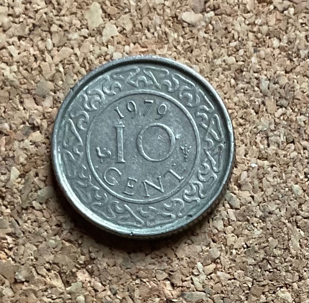 Munt - Suriname 10 cent 1979., Ophalen of Verzenden, Koningin Juliana, 10 cent, Losse munt