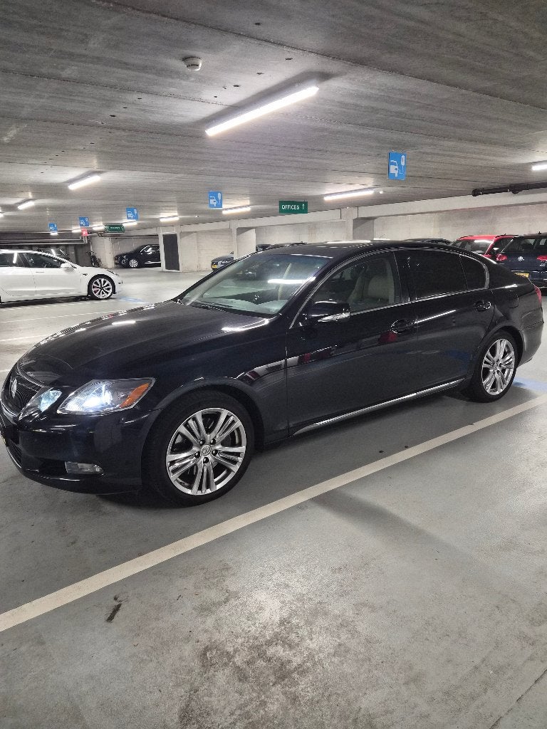Lexus GS(-H) 3.5 V6 Hybrid CVT 2008 Zwart, Auto's, Achterwielaandrijving, Beige, 296 pk, 2000 kg