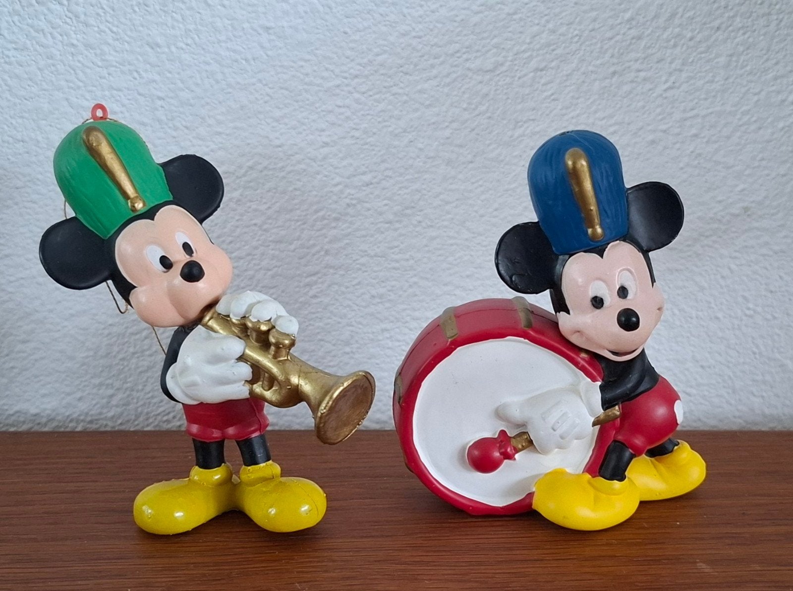 Vintage Mickey Mouse beeldjes - Muzikanten, Verzamelen, Ophalen of Verzenden, Mickey Mouse, Zo goed als nieuw, Beeldje of Figuurtje