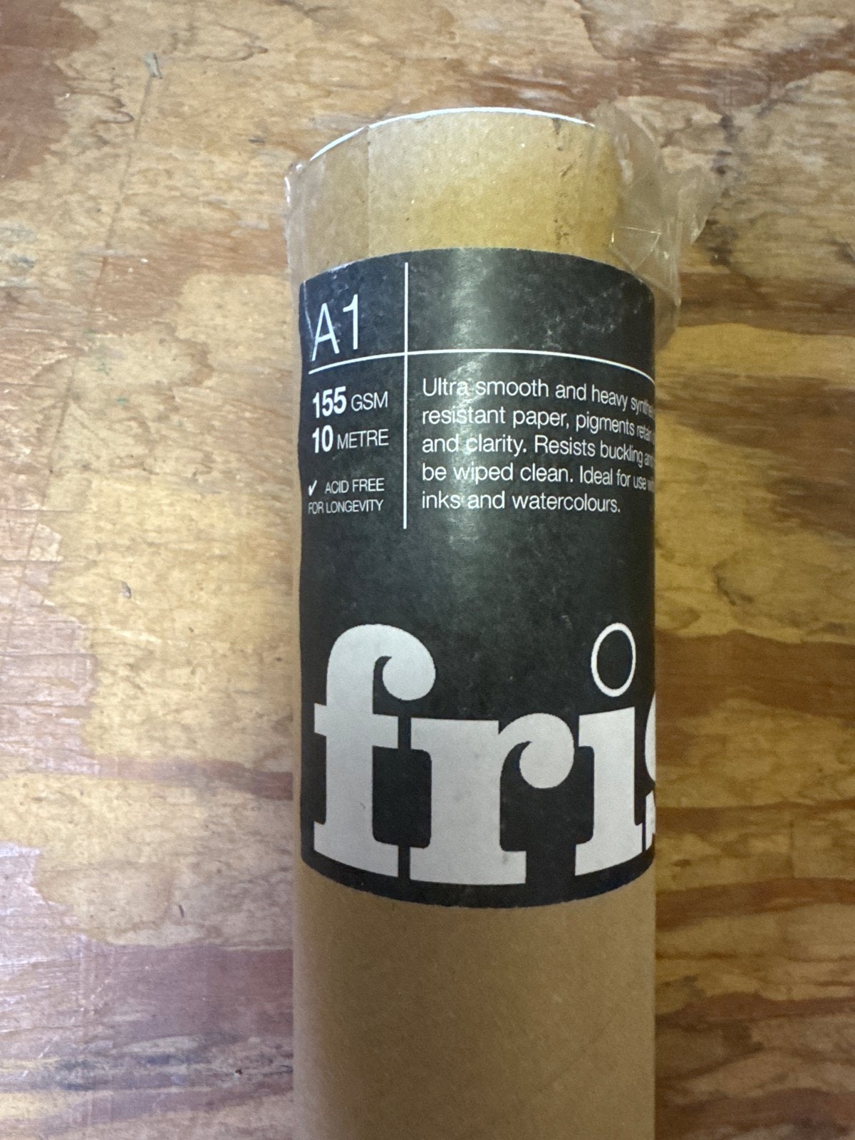 Frisk A1 155 GSM 10 meter tekenpapierrol, Ophalen of Verzenden, Nieuw, Papier, Schets- of Tekenboek