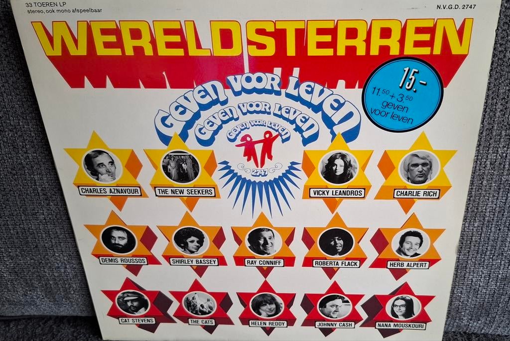 Lp Wereld Sterren Geven voor Leven, Alle leeftijden, Ophalen of Verzenden, Zo goed als nieuw
