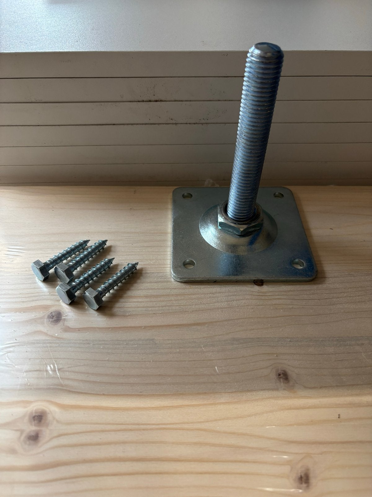 Betonpoer stelplaat M20, Tuin en Terras, Overkappingen, Ophalen of Verzenden, Nieuw, Overige typen