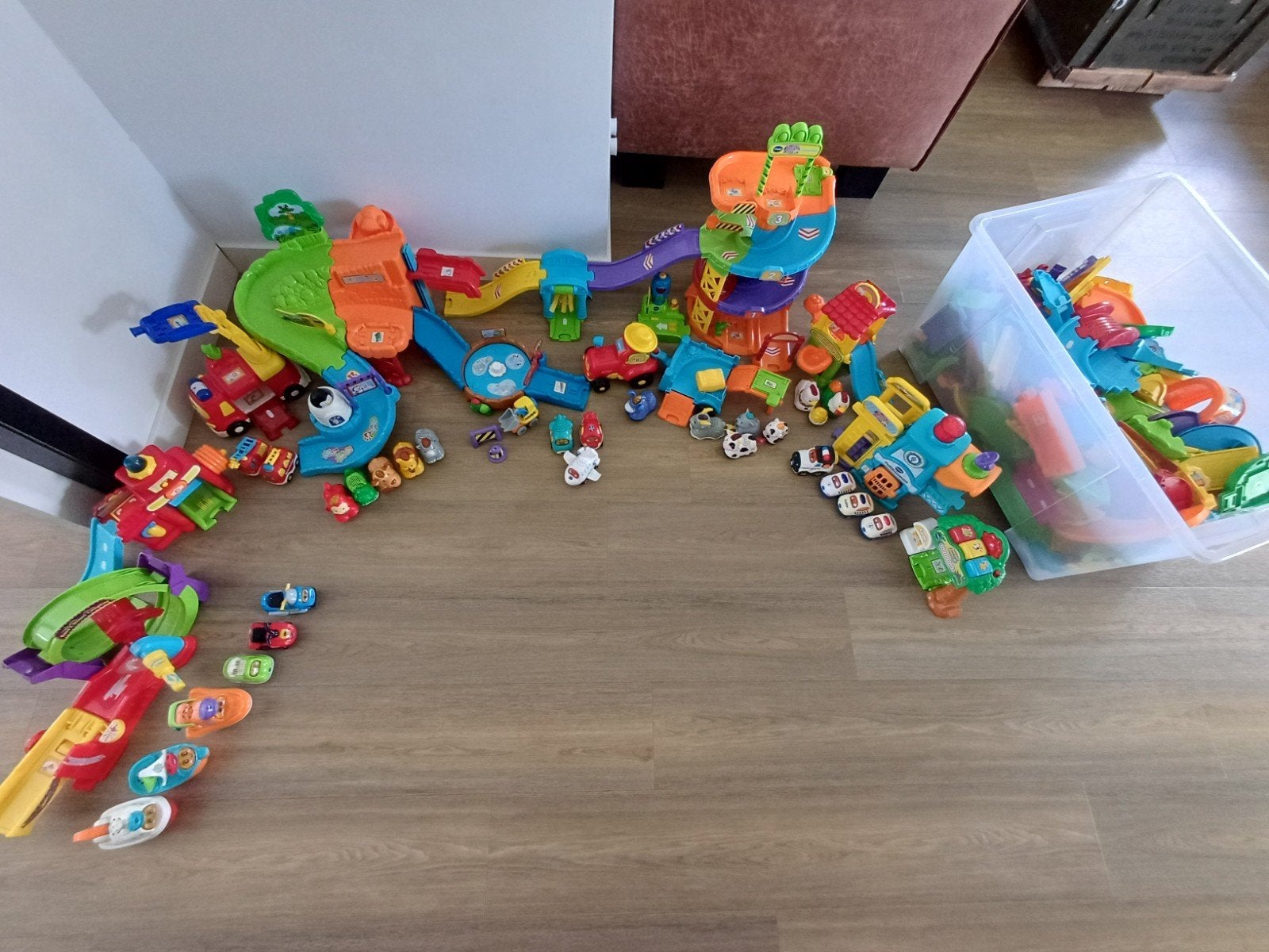Grote VTech ToetToet & ZoefZoef verzameling (zonder bak), Ophalen of Verzenden, Gebruikt, Overige merken