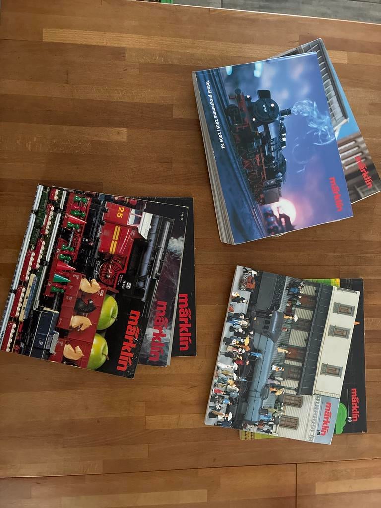 Marklin Catalogi - Diverse Jaargangen, Wisselstroom, Gebruikt, Märklin, Boek, Tijdschrift of Catalogus