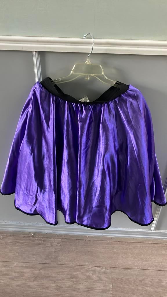 Carnaval rok paars met tule one size, Ophalen of Verzenden, Zo goed als nieuw, Carnaval