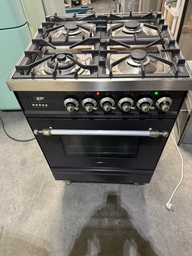Boretti Fornuis - Gas - 4 Kookzones - Zo goed als nieuw, Bella, 60 cm of meer, Zo goed als nieuw, Gas