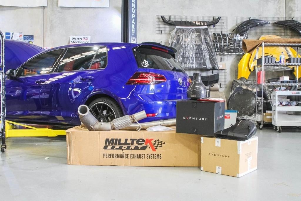 Milltek Downpipe + high flow cat Volkswagen Golf 7.5 R 17-21, Ophalen of Verzenden