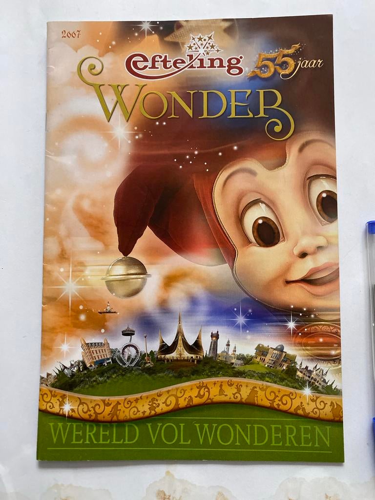 Efteling Wonder Wereld Vol Wonderen - 55 Jaar Jubileum, Verzamelen, Efteling, Ophalen of Verzenden, Zo goed als nieuw, Overige typen