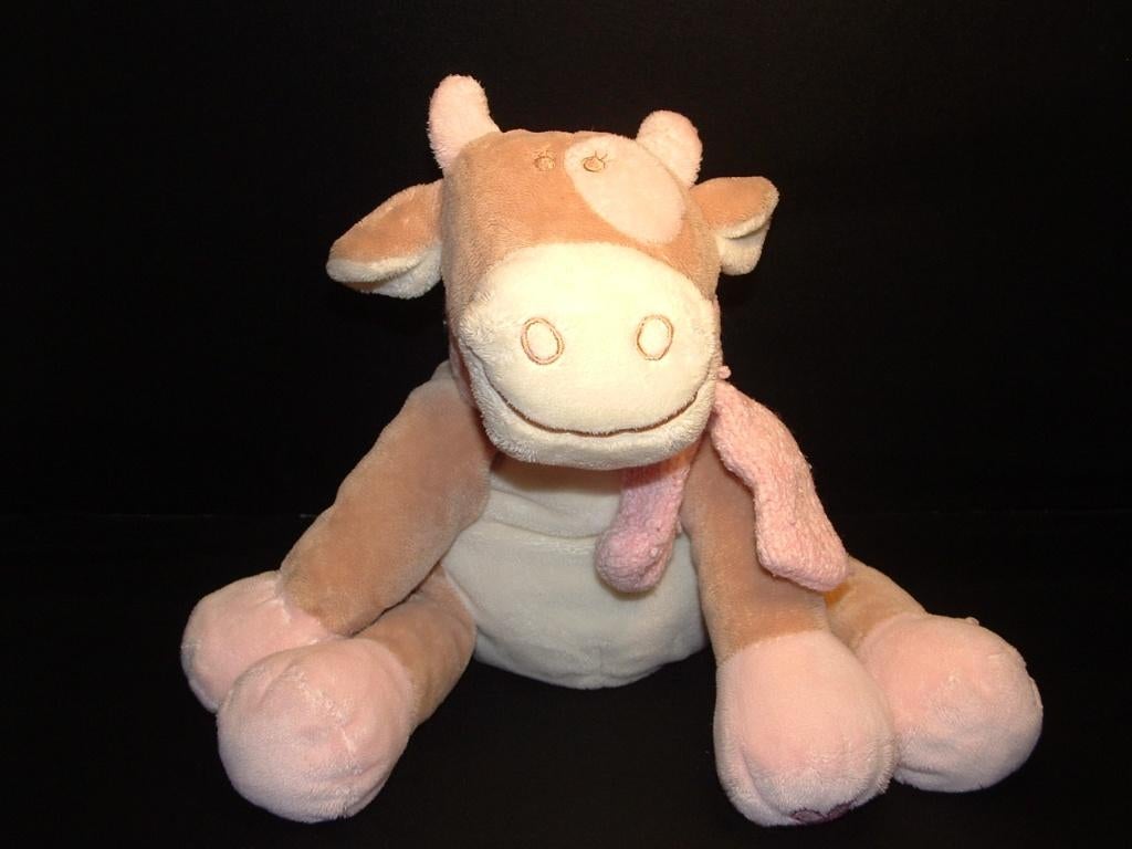 NOUKIES KOE LOLA & PACO LOLA GROOT VELOURS BEIGE, Kinderen en Baby's, Speelgoed | Knuffels en Pluche, Ophalen of Verzenden, Nieuw