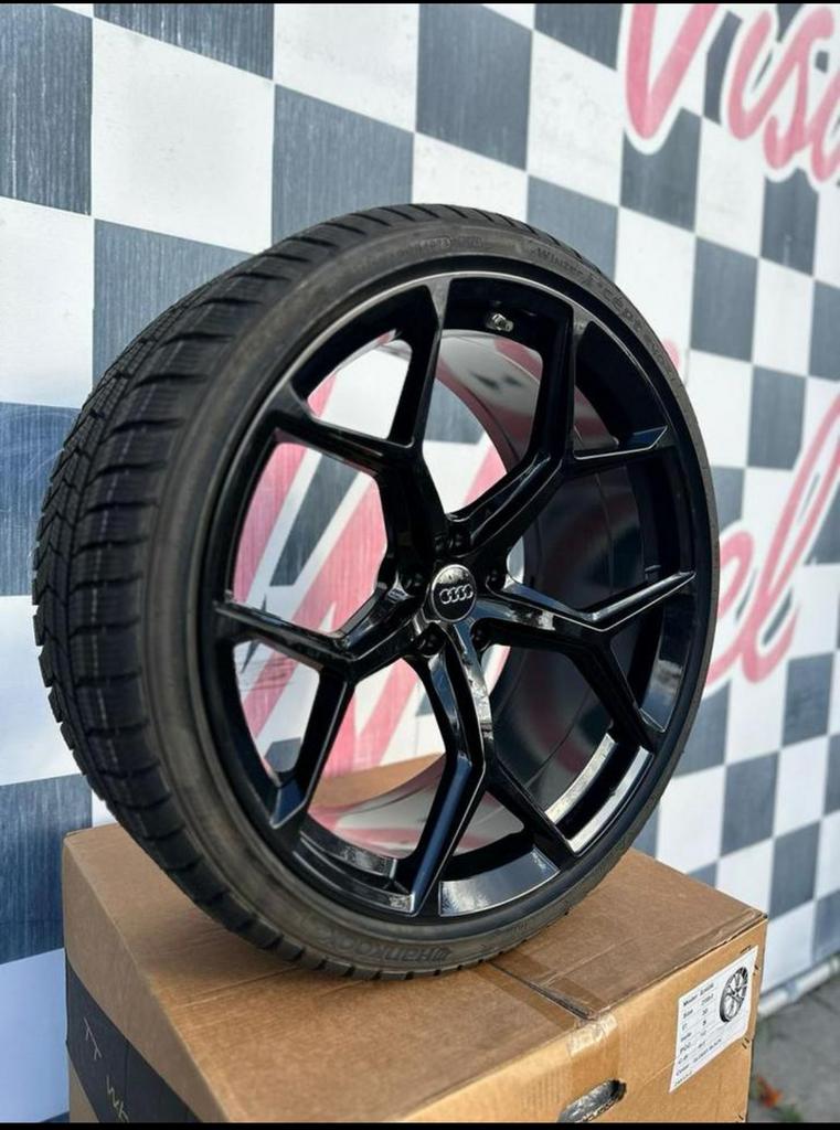 22 inch Audi RS6 C8 velgen 5x112 RS7 hankook winterbanden A8, 285 mm, Banden en Velgen, Nieuw, Overige maten