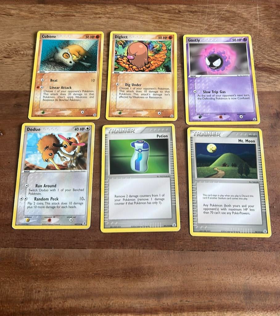 Pokemon kaarten ex fire red & leaf green, Ophalen of Verzenden, Gebruikt